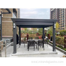 Light Modern Bioclimatic Pergola automatize solar